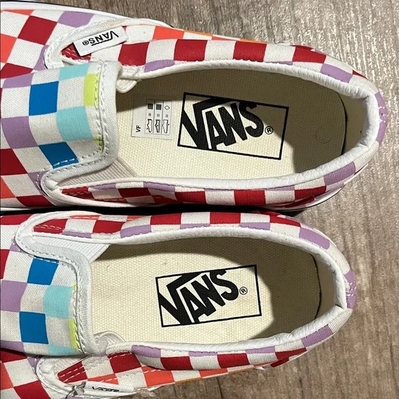 Vans Multicolor Checkerboard Slip-On Sneakers - Picture 5 of 5